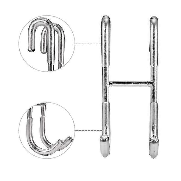 Duschdörrkrokar (2-pack), Handdukskrokar för badrum Ramlös glasduschdörr, Duschskrapa krokar