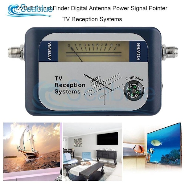 Tv-antennefinder Antenne Digitalt Terrestrial Signal Meter Pointer TV Satellitmodtager