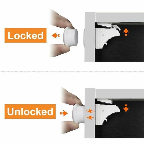 10 kpl Magneettisia Lasten Lukkoja