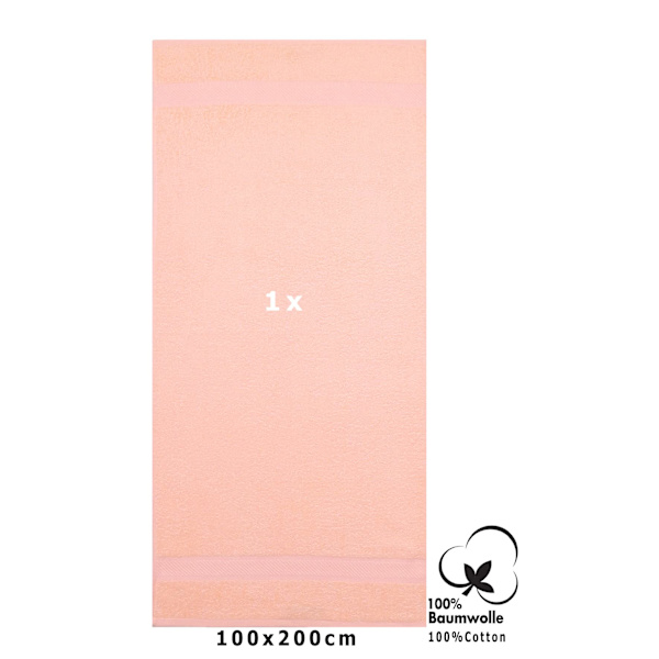 Badlakan badlakan bastuhantduk Palermo färg blå storlek 100 x 200 cm