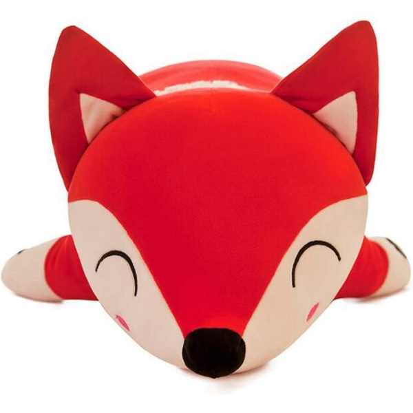 Fox Plys legetøjsgave til børn og voksne, rød 23,6 tommer