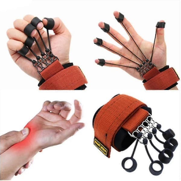 Finger Extensor Tränare Hand Yoga Motståndsband Styrketränare