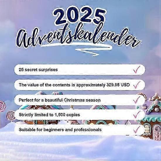 2025 XXL Diamantmålning Adventskalender