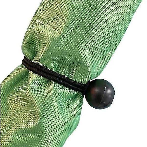 10-pak - Presenningbeslag / Gummistropper med kugle sort