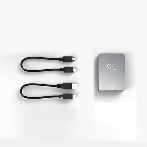 2-i-1 CFexpress Typ B SD-Kortläsare CFexpress-läsare USB 3.2 10 Gbps Dubbelplats med USB C till USB C