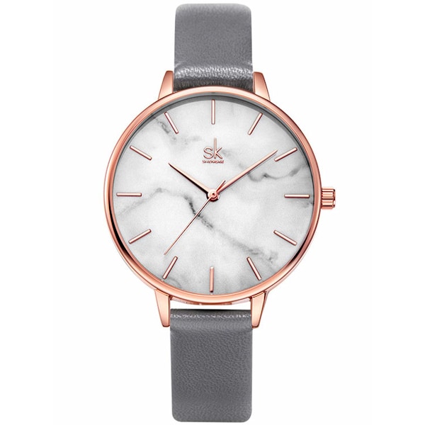 Minimalistisk damklocka ultra-platt elegant