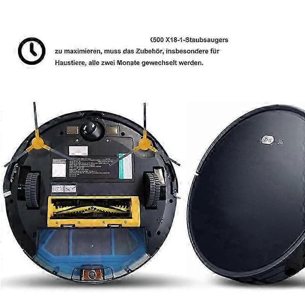 12 st Sidoborstar för Ikhos Create NetBot S15 Neatsvor X500 X600 Tesvor X500 Pro Robotdammsugare