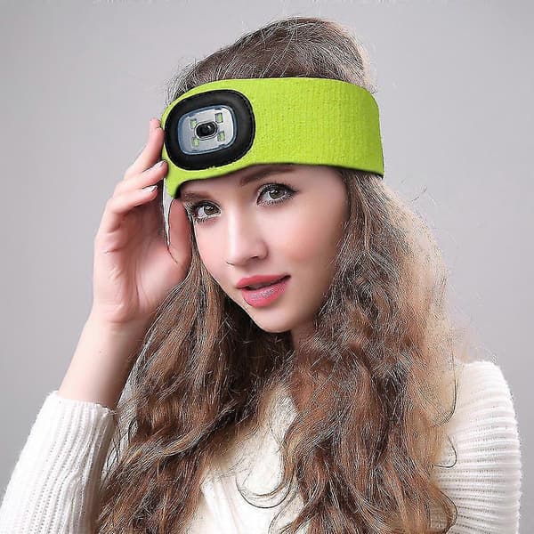 Sportshodebånd med LED-lys, USB-oppladbart, Unisex-gaver til menn og kvinner