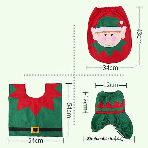Juledug Julebordsdekoration til julemiddagsselskaber B