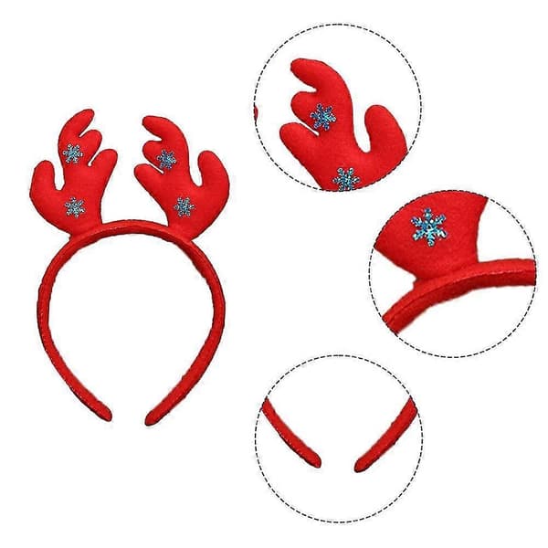 Søtt Julehodebånd Dekorasjon, Juleelement For Julebord style 3