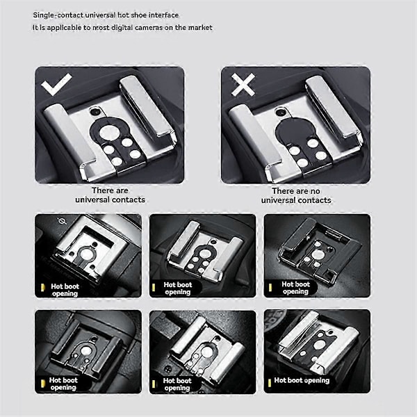 SL02 Kamerablits 4-trinns justering SpeedLite GN8 6500K