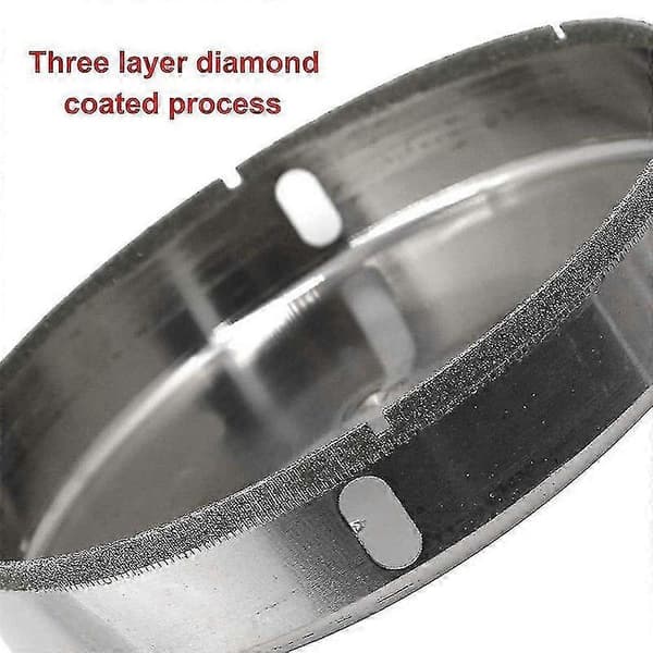 130 mm/5 tommer diamantbor, hule kernebor til glas, keramik, porcelænsfliser, marmor, granit
