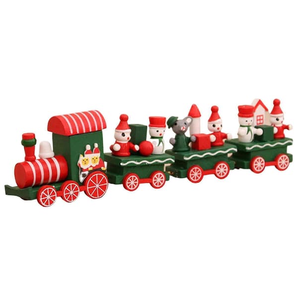 Juldekoration Tåg Trämaterial Juldekor Ornament