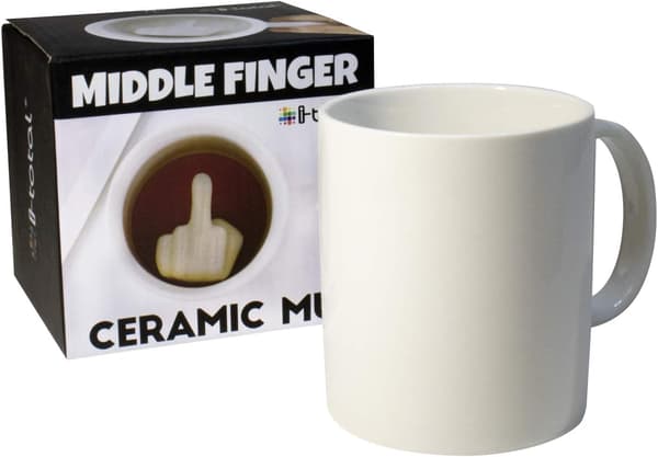Spelkontroll Mugg/Material: Stengods/Mått: 14,5 x 11,5 cm