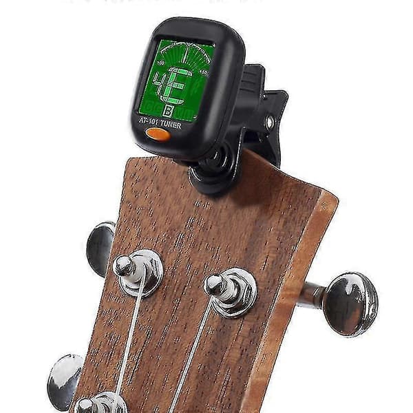 Klips-på Elektronisk Digital Guitar Stemmer til Kromatisk Violin Ukulele Picker LCD Display
