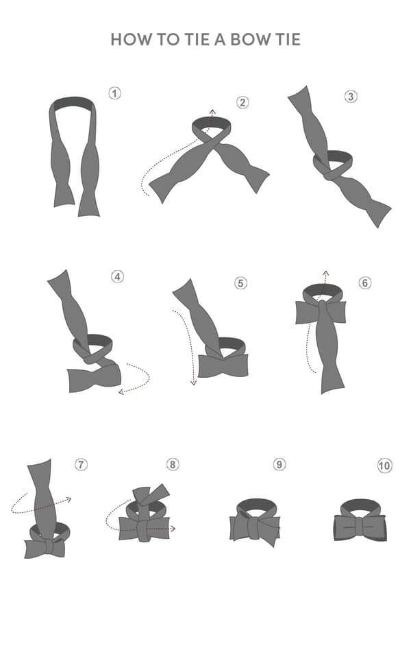 Sort slips til mænd