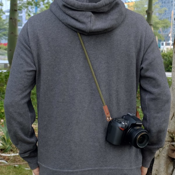 Mjuk kamerarem kompatibel med Sony A6600 A6400 A6000 A6300 A6500 A5100 RXIR II RX10 X100F X-T30 X-T20 X-T3 X-T2 X70 X-Pro2 X-E3 X30  Grön