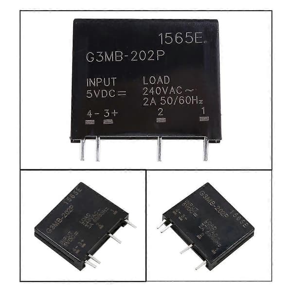 240v AC 2A G3mb-202p Solid State Relé Modul Inngang 5v DC Utgang
