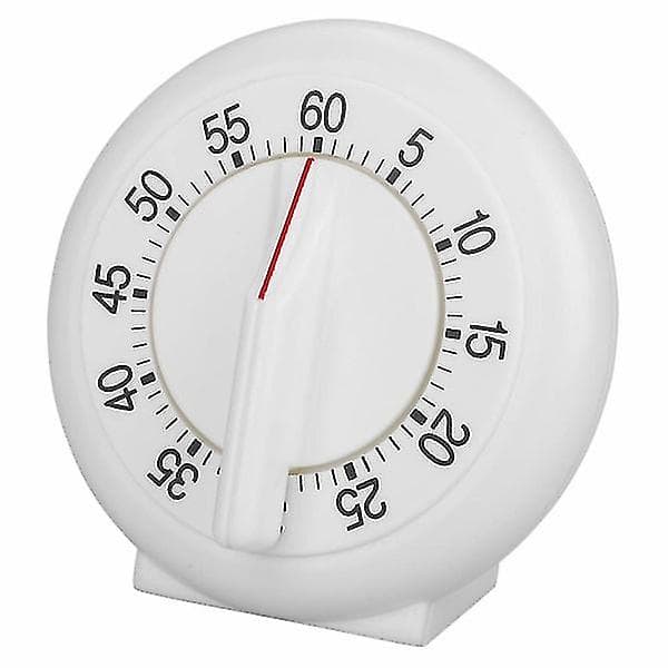 60 minutters rund form timer kjøkken mekanisk teller alarm