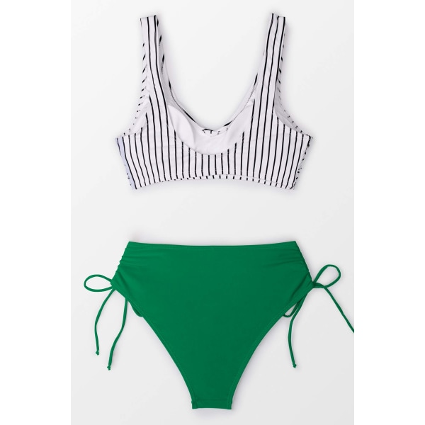 Naisten set , etusidonnainen etusidonnainen bikini-uimapuku, kaksiosaiset uimapuvut, uimapuvut (XL)