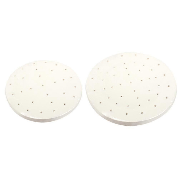 200x Non-stick Rund Bambu Ångkokare Papper Foder Dumpling Bakmatta 8\" 9\"