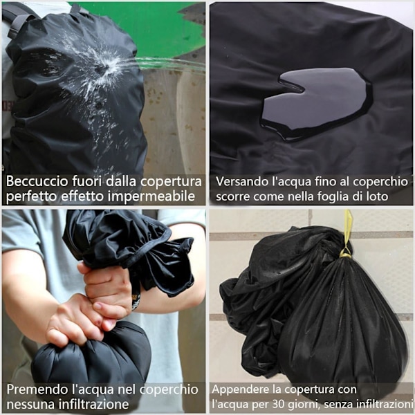Vedenpitävä repun suojus, sadesuoja, pölytiivis, ulkoiluun, matkustamiseen ja kiipeilyyn