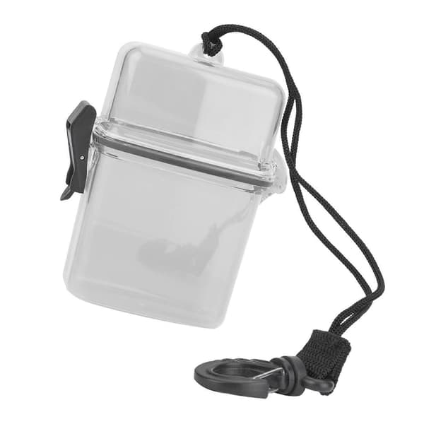 Undervandsforseglingboks til kajak med rebkrog til surfing og kano, transparent plastik