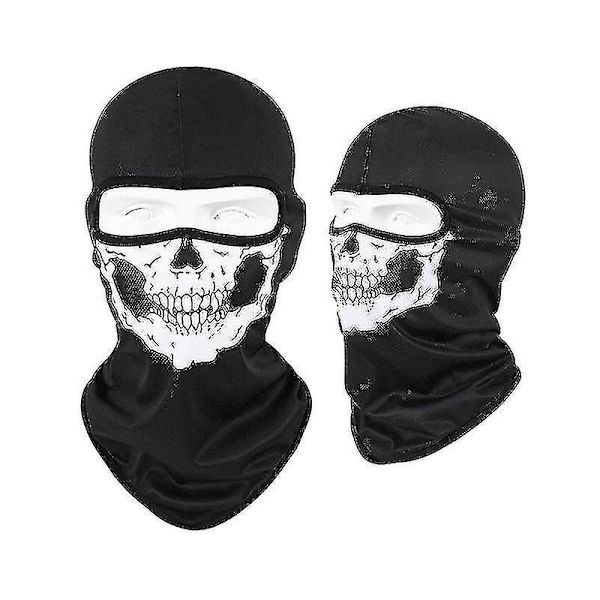 Balaclava med dødningehoved