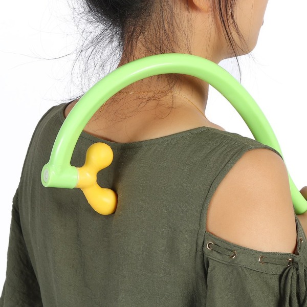 Triggerpunkt Massager, Justerbart Selvmassageapparat, Ryg- og Skulderpunkt Massager, Myofascial Release Tool Dyb Muskelmassage