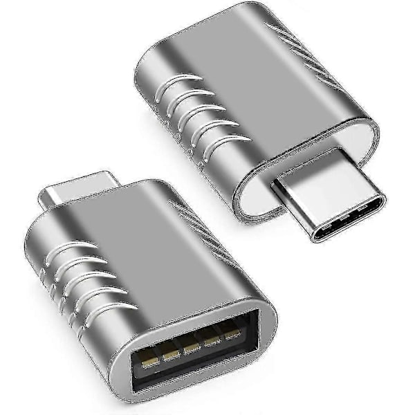2-pack USB C-adapter, USB C till USB-adapter dataöverföring.