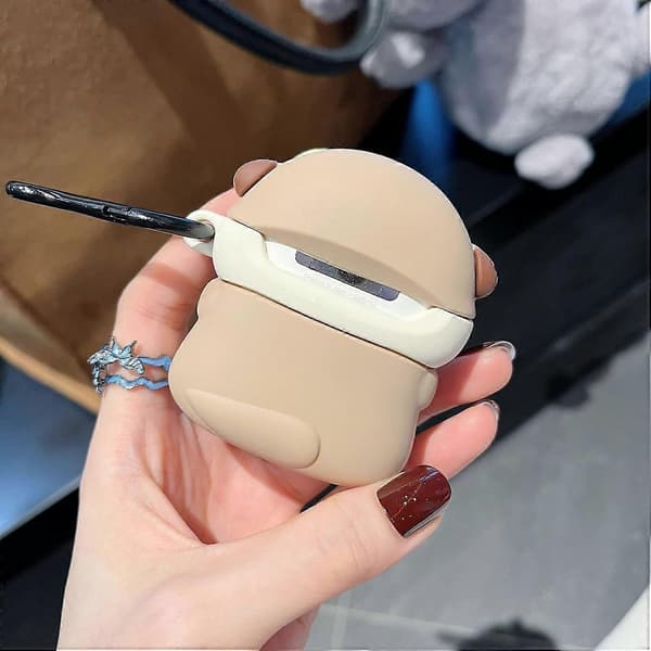 AirPods 4 skyddsfodral, roligt utter-stötsäkert skyddsfodral