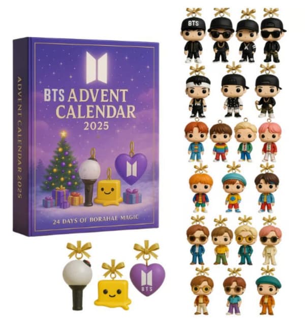 Black Friday BTS Adventskalender - Julklapp Akrylhänge