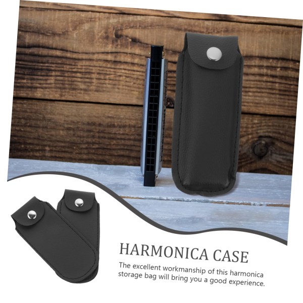 8 st Harmonica Väska Harmonica Förvaringsfodral Bärbar