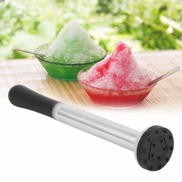 Ismaskine, rustfrit stål cocktail knust popsicle