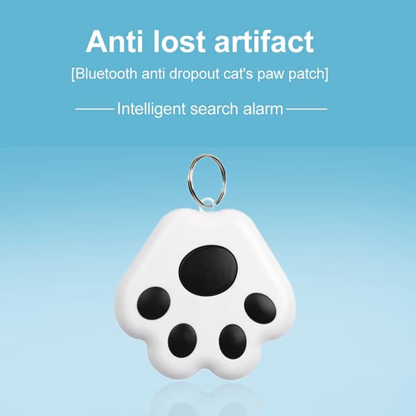 GPS Tracker til hund og kat, GPS Tracker til barn og ældre, nøglefinder, mini GPS Tracker Locator til kæledyr, nøgler, pung, taske, børn (sort)