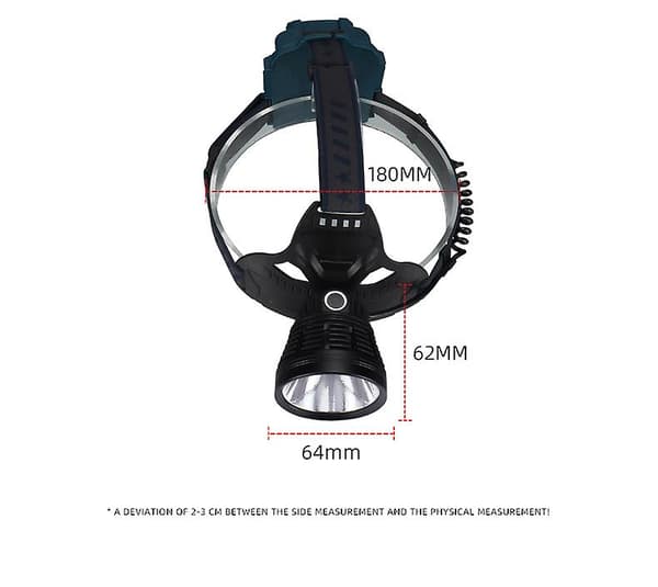 Hodelykt Oppladbar LED Hodelykt for Voksne USB Oppladbar Hodelykt for Camping Løping Jakt