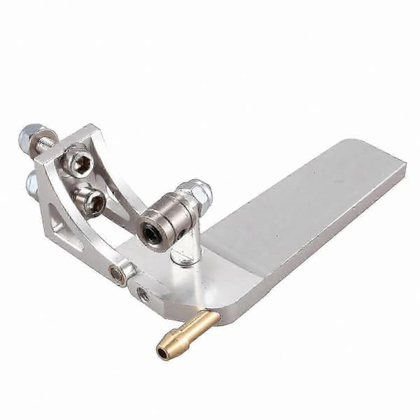 RC Bådrors i aluminiumslegering 52 mm vandabsorberende styring til fjernstyrede både