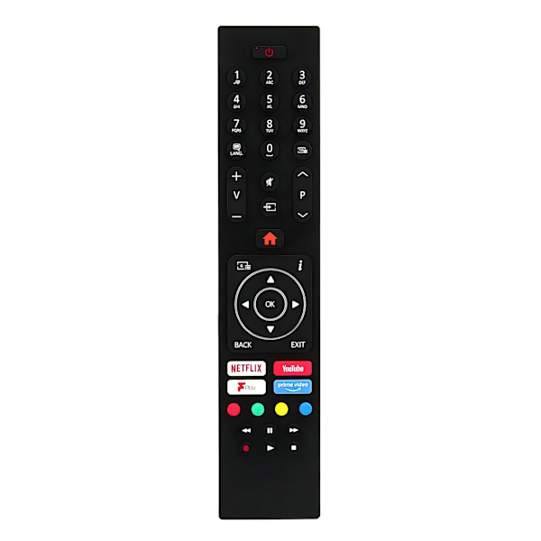 Universal Bush TV-fjernbetjening - Til Bush/Luxor/Logik/Hitachi/Polaroid/Digihome/Celcus/Finlux TV - Fungerer med det samme