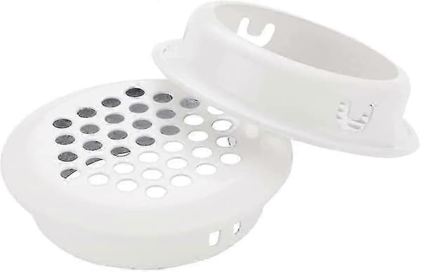 Ventilationsrist 20 Stk Ventilationsrist 35mm Ventilationsrist Ventilationsrist Ventilationsrist Hul Rustfrit Stål Hvid Rund Ventila