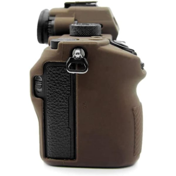 Kotelo SONY A73 A7RM3 A7R3 III -suojakotelo (kahvi)
