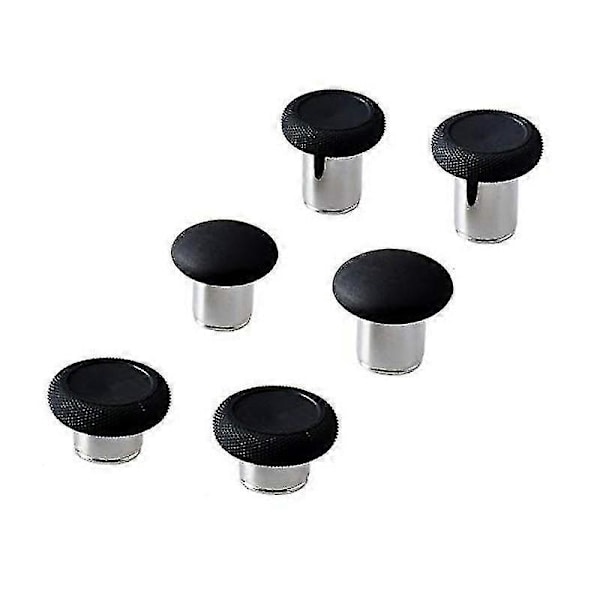 6-i-1 udskiftelige tommelfingergreb reservedele kompatible med One Elite Controller - Sort