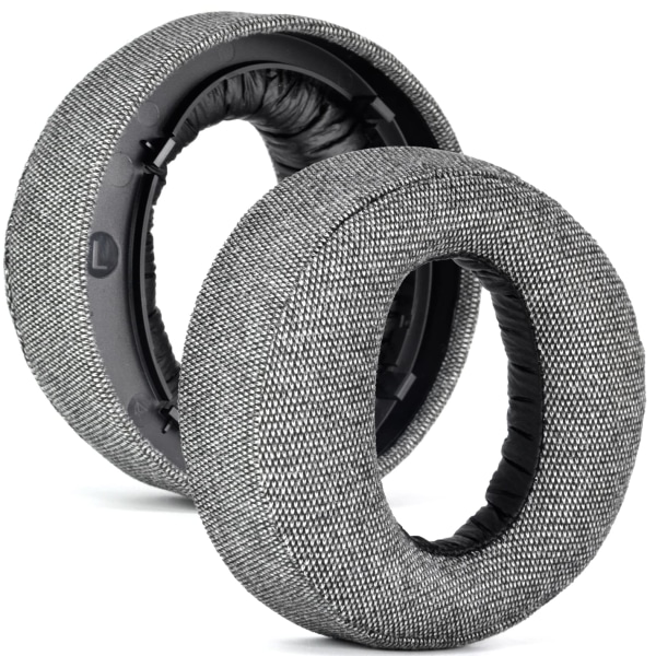 PS5 öronkudde - defean Cover för öronkuddar Kompatibel med Sony ps5 trådlösa hörlurar, Pulse 3D trådlöst headset (grå flanell)