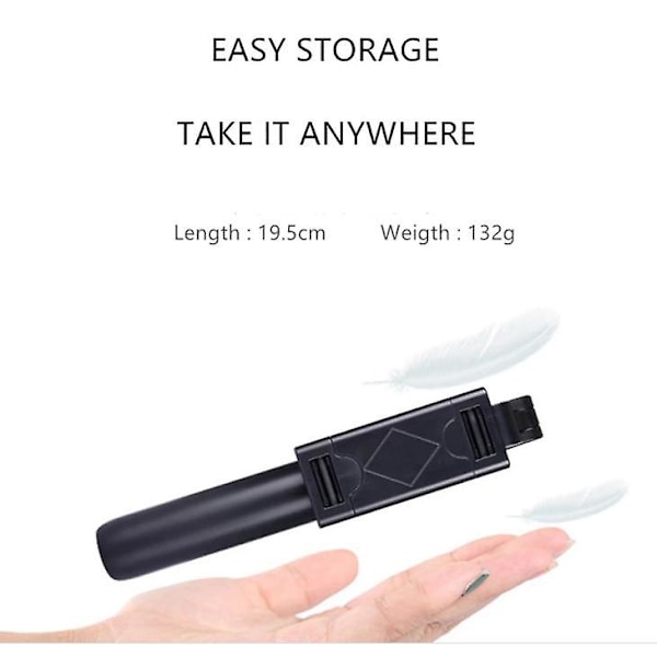 Selfie stick / tripod med trådløs fjernbetjening