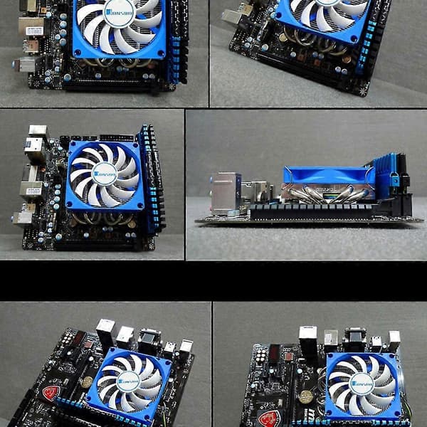 Rgb Cpu Blæser Køleplader Dc 12v Pwm 4-Pin Led Køler Desktop Kabinet Radiator