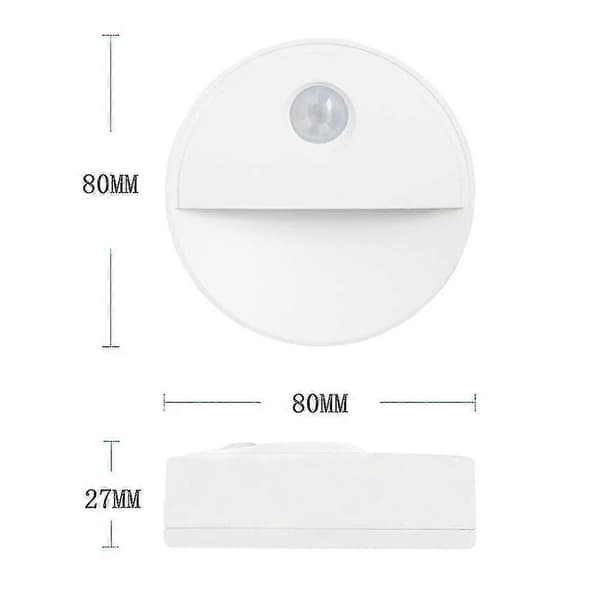 LED Nattlampor Med Rörelsesensor, Mycket Bra För Barnrum 3st