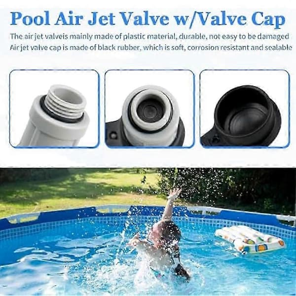 12363 12373 Luftjetventil & Luftjetventil Lock Ersättning för ovan jord Pool