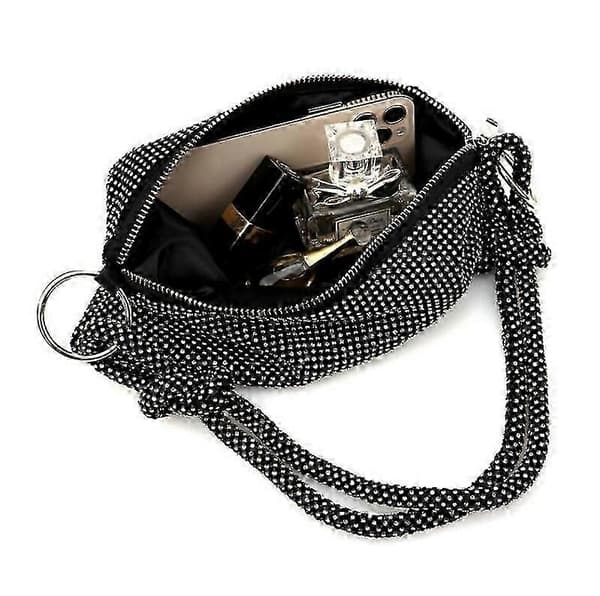 Rhinestone Handväska för Kvinnor Kvällsväska Glitter Glittrande Mini Handväskor