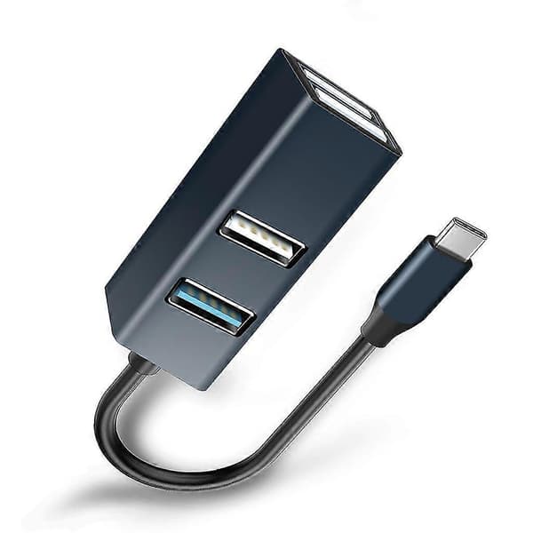 USB 3.0 2.0 Hub USB-splitter med ladestasjon, ingen driver nødvendig Plug and Play