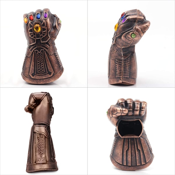 2 PC Thanos Gauntlet Glove Ølflaskeåpner Marvel Fans