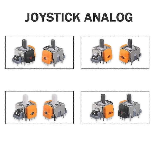 10st 3D Hall Effect Joystick Justerbar Ingen Drift Tumspakar Spel Joystick Modul Kontroller fo